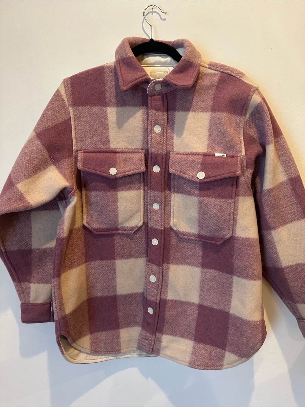 MOTHER Bonfire Jacket in Some Like It Plaid Sz S